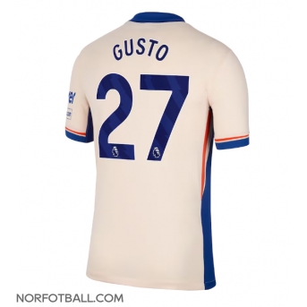 Billige Fotballdrakt Chelsea Malo Gusto #27 Replika Bortedrakt 2024-25 Kortermet